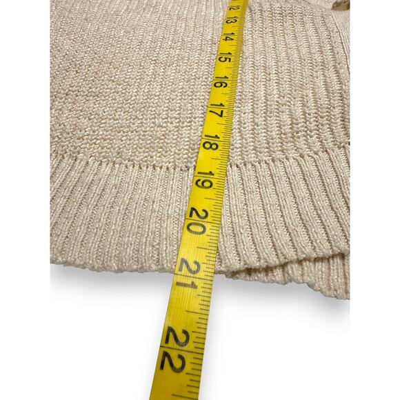 American Eagle Light Beige Cozy Chunky Knit Button Cardigan Size XS - Picture 5 of 8